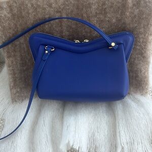 Like new. Mansur Gariel purse w Shoulder strap